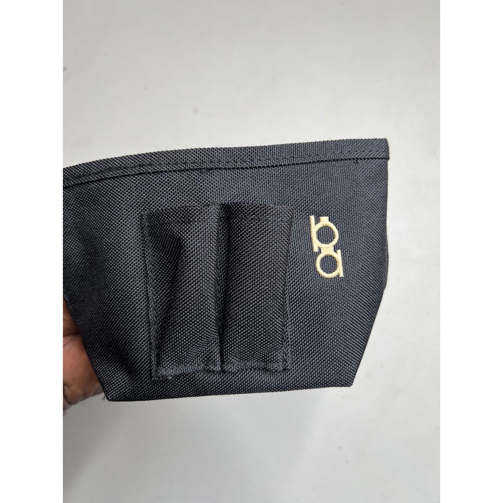 Bob Allen Shooting Pouch Black Sport-Tex Nylon Shell Holder Trap Skeet Bag